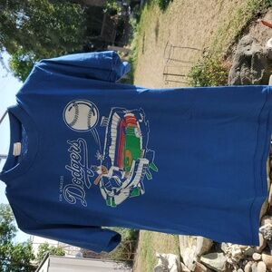 VINTAGE LOS ANGELES DODGERS SIZE M TEE USA EVC